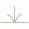 Ekena Millwork Richland Smooth Timber Gable Bracket, Douglas Fir, 108"W x 63"H x 1 1/2"D x 3 1/2"F, 14/12 Pitch GBW108X63X0204RIC00SDF - alternate 1